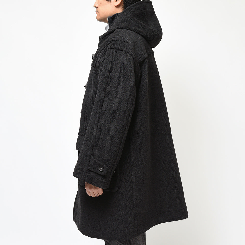 INVERTERE インバーティア Joshua Ellis ジョシュアエリス ウール ヘリンボーン ダッフルコート RELAX FIT