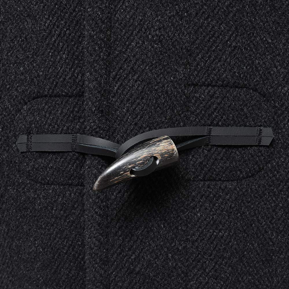 INVERTERE インバーティア Joshua Ellis ジョシュアエリス ウール ヘリンボーン ダッフルコート RELAX FIT