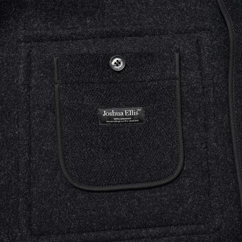 INVERTERE インバーティア Joshua Ellis ジョシュアエリス ウール ヘリンボーン ダッフルコート RELAX FIT