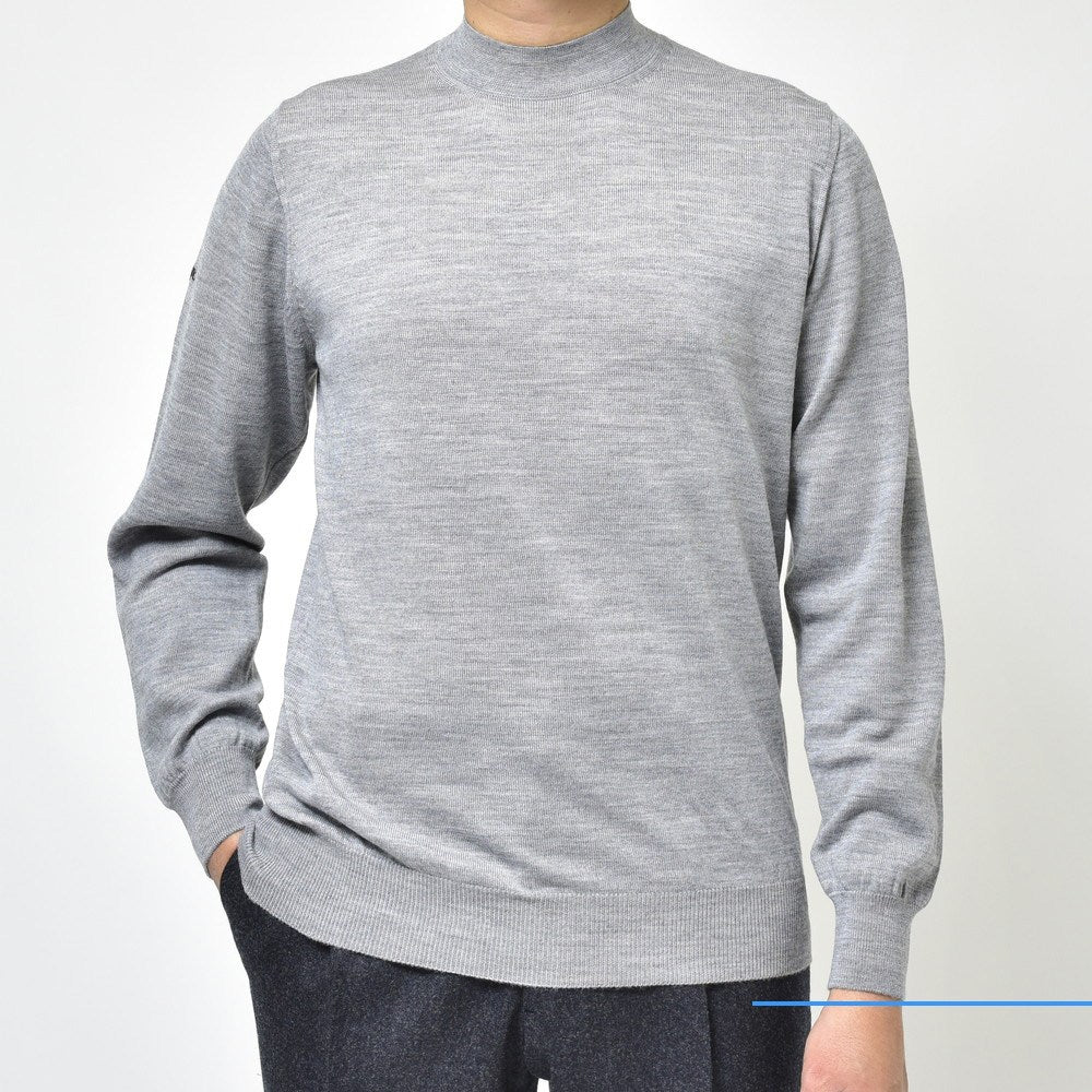 SLOANE(スローン) guji golf別注ハイゲージウォッシャブルウールモックネックニット SL8W535