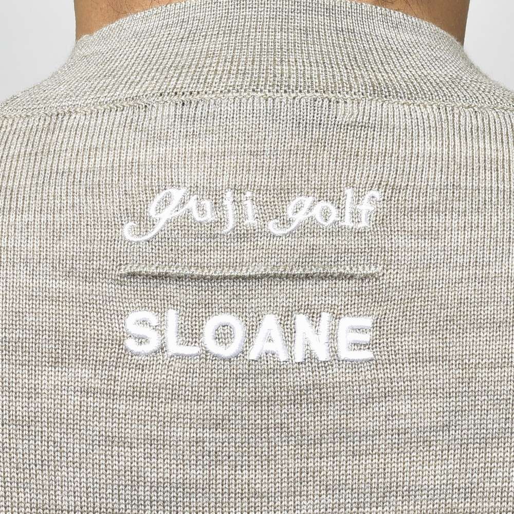 SLOANE(スローン) guji golf別注ハイゲージウォッシャブルウールモックネックニット SL8W535