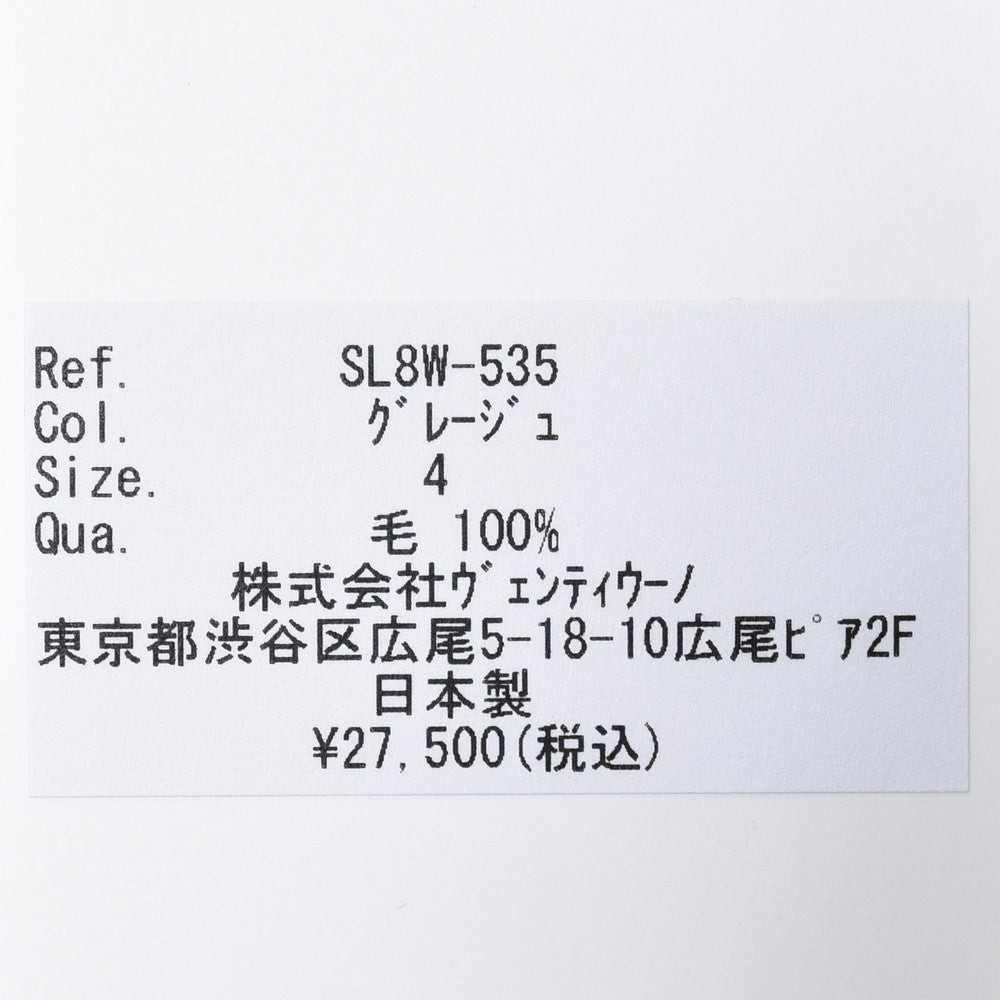 SLOANE(スローン) guji golf別注ハイゲージウォッシャブルウールモックネックニット SL8W535