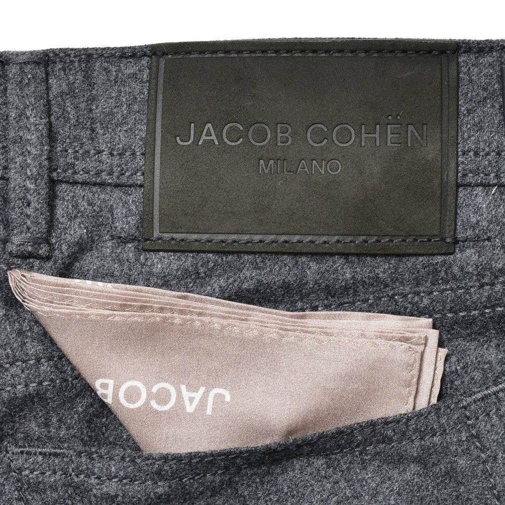 JACOB COHEN(ヤコブコーエン) BARDバード PREMIUM EDITION フランネルストレッチテーパードフィット5ポケットパンツ 226-82608