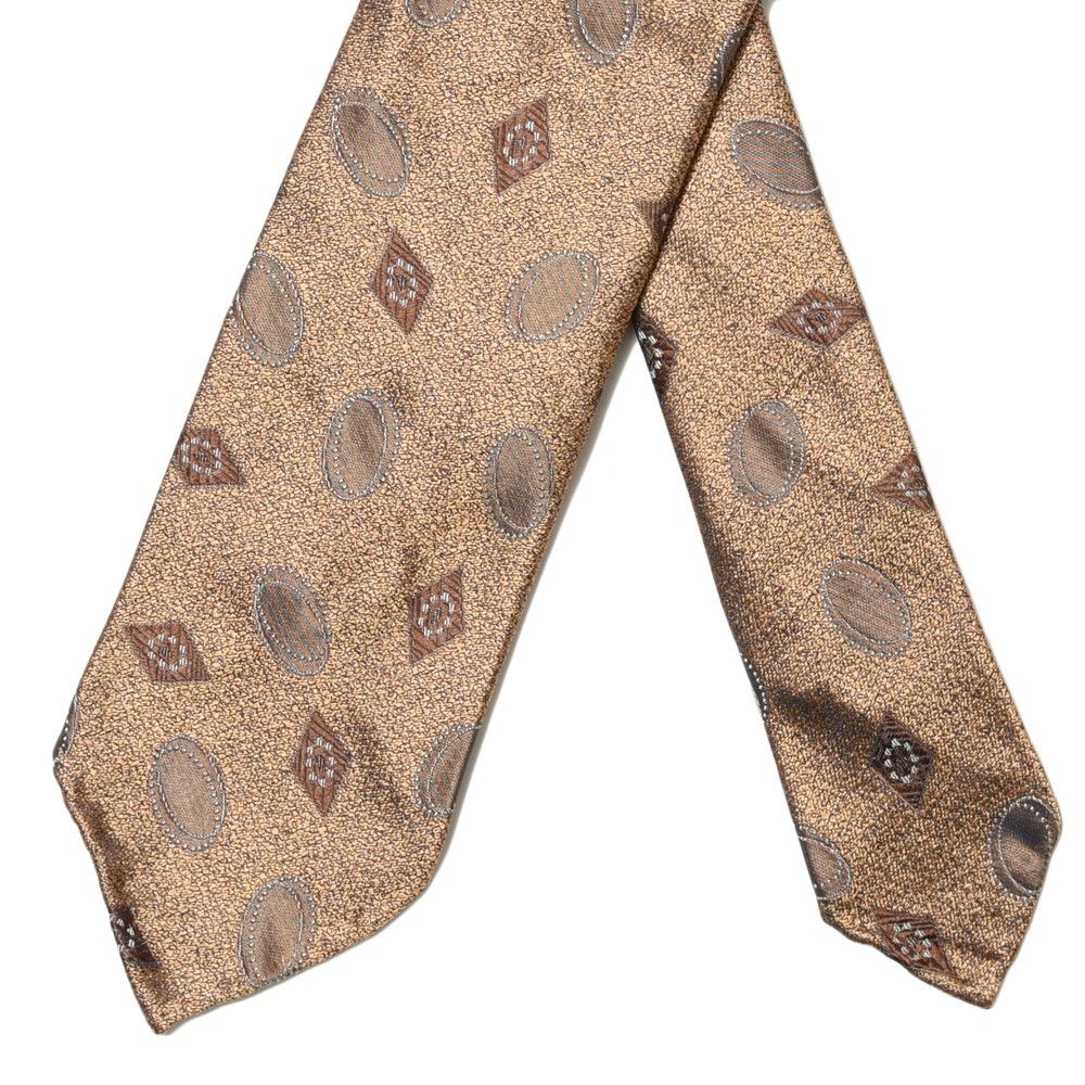 TIE YOUR TIE(タイ ユア タイ) シルクダイヤ&サークルジャガードセッテピエゲタイ 103330