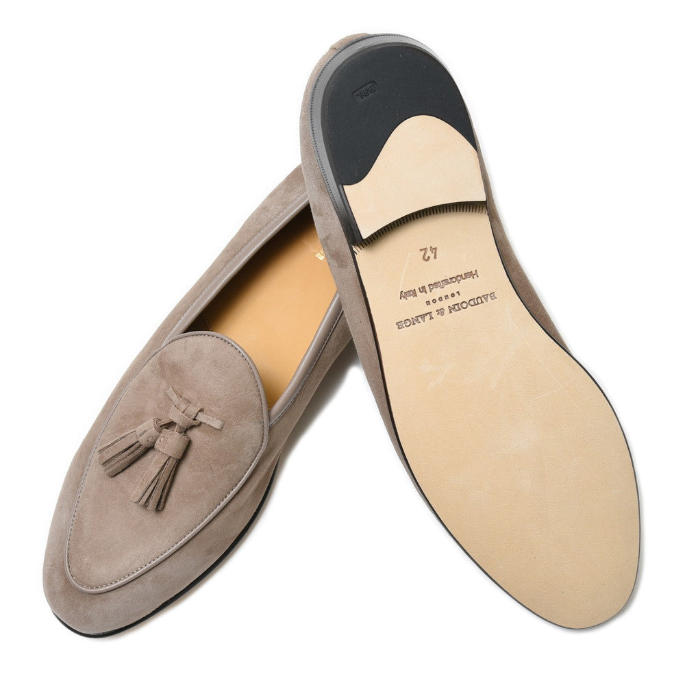 BAUDOIN & LANGE(ボードイン アンド ランジ) ラムスエードタッセルベルジャンシューズ SAGAN CLASSIC TASSELS/89505