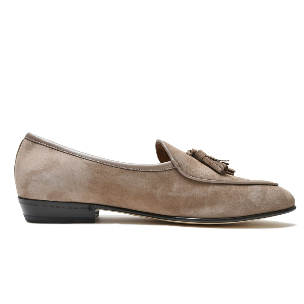 BAUDOIN & LANGE(ボードイン アンド ランジ) ラムスエードタッセルベルジャンシューズ SAGAN CLASSIC TASSELS/89505