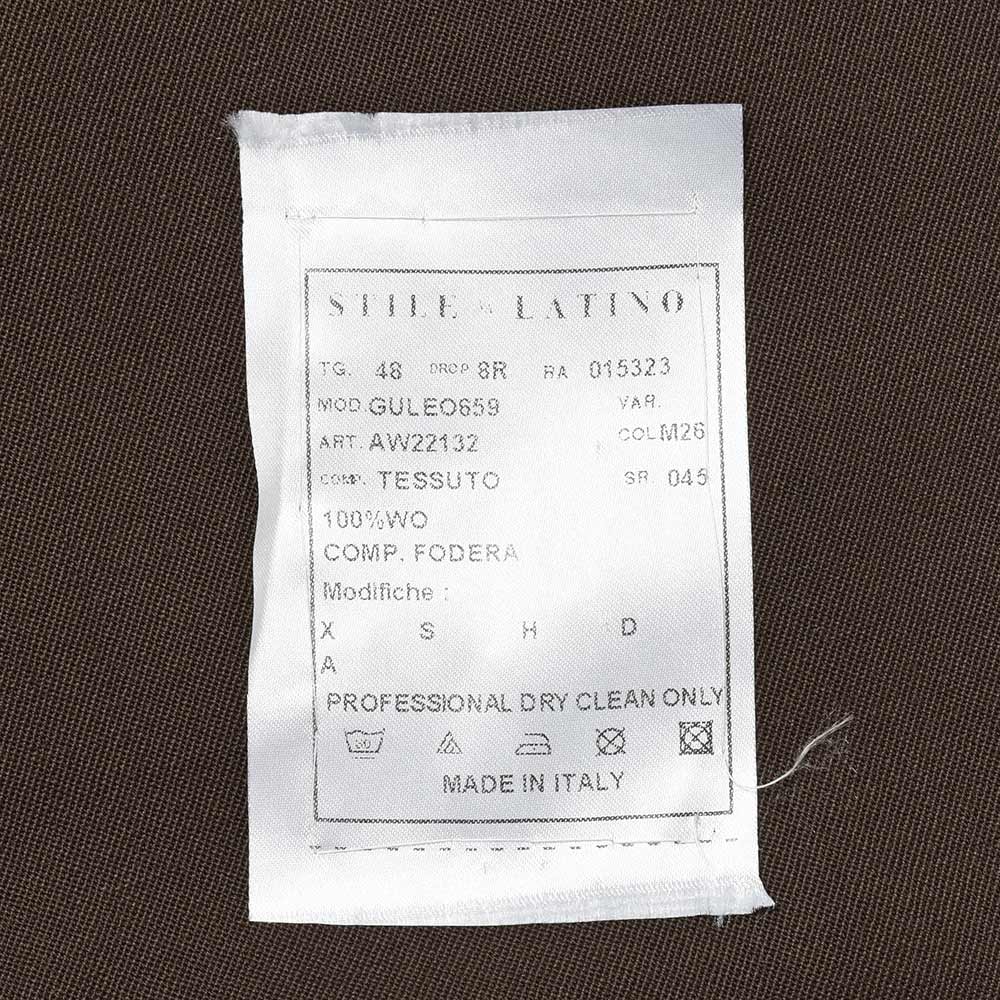 STILE LATINO スティレ ラティーノ LEO ウール ツイル ダブル6Bジャケット
