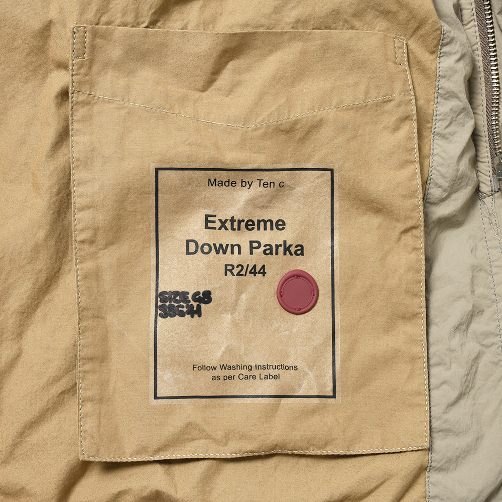 Ten c テンシー EXTREME DOWN PARKA ガーメントダイナイロン N-3B ダウンコート