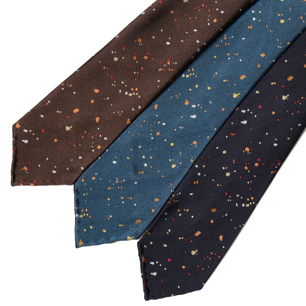 TIE YOUR TIE(タイ ユア タイ) シルクレップペイントジャガードセッテピエゲタイ 99147