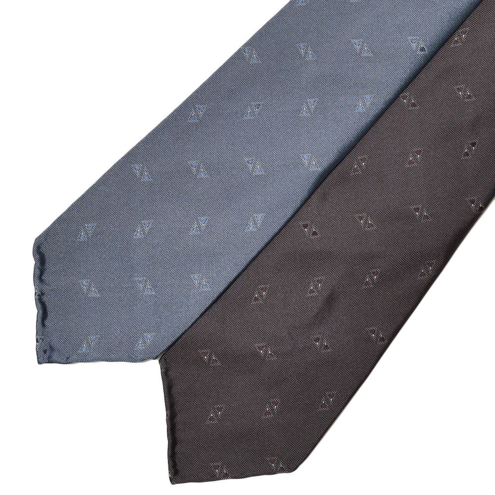 TIE YOUR TIE(タイ ユア タイ) シルクトライアングルジャガードセッテピエゲタイ 99148