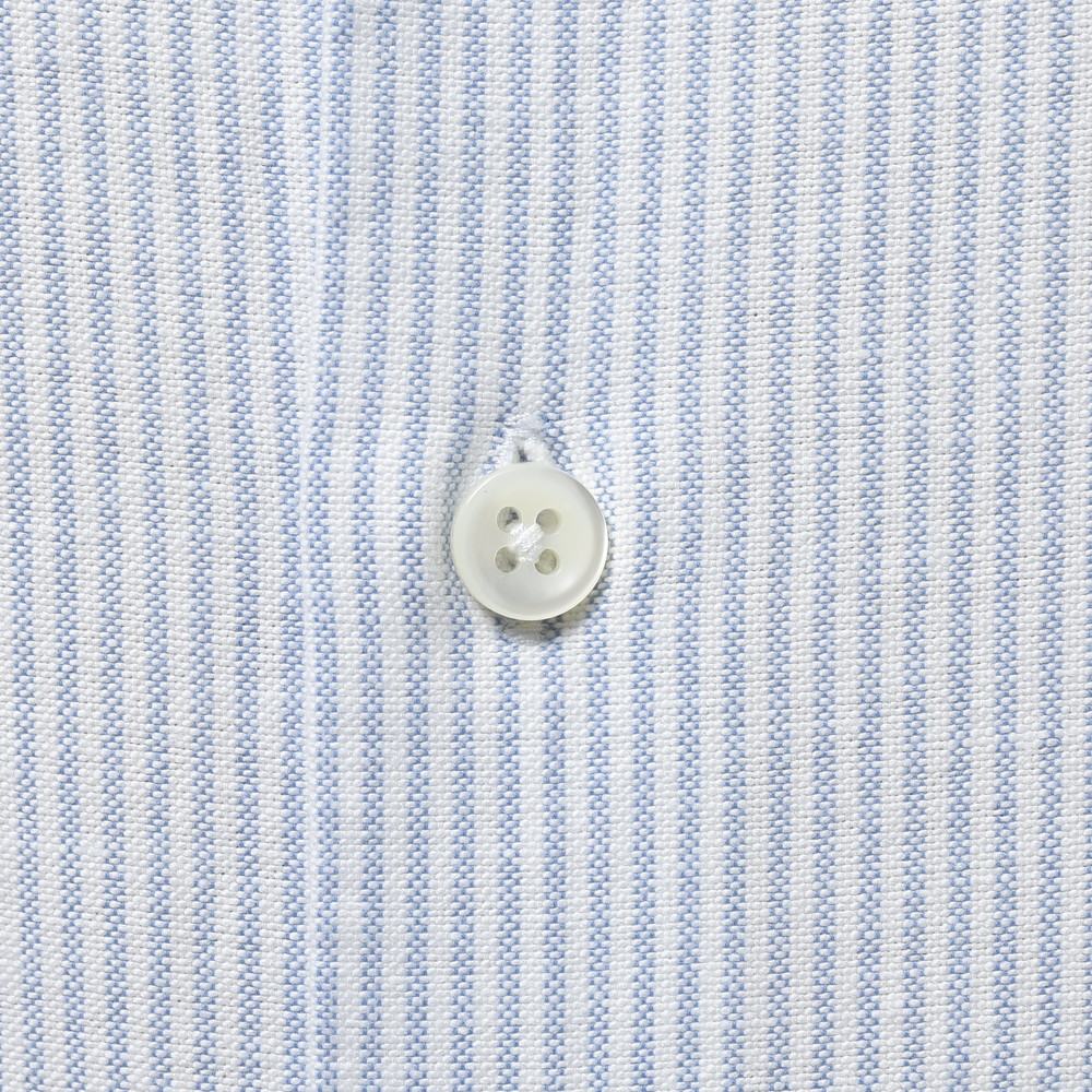 GLANSHIRT(グランシャツ) コットンオックスフォードロンドンストライプワイドカラーシャツ 81406