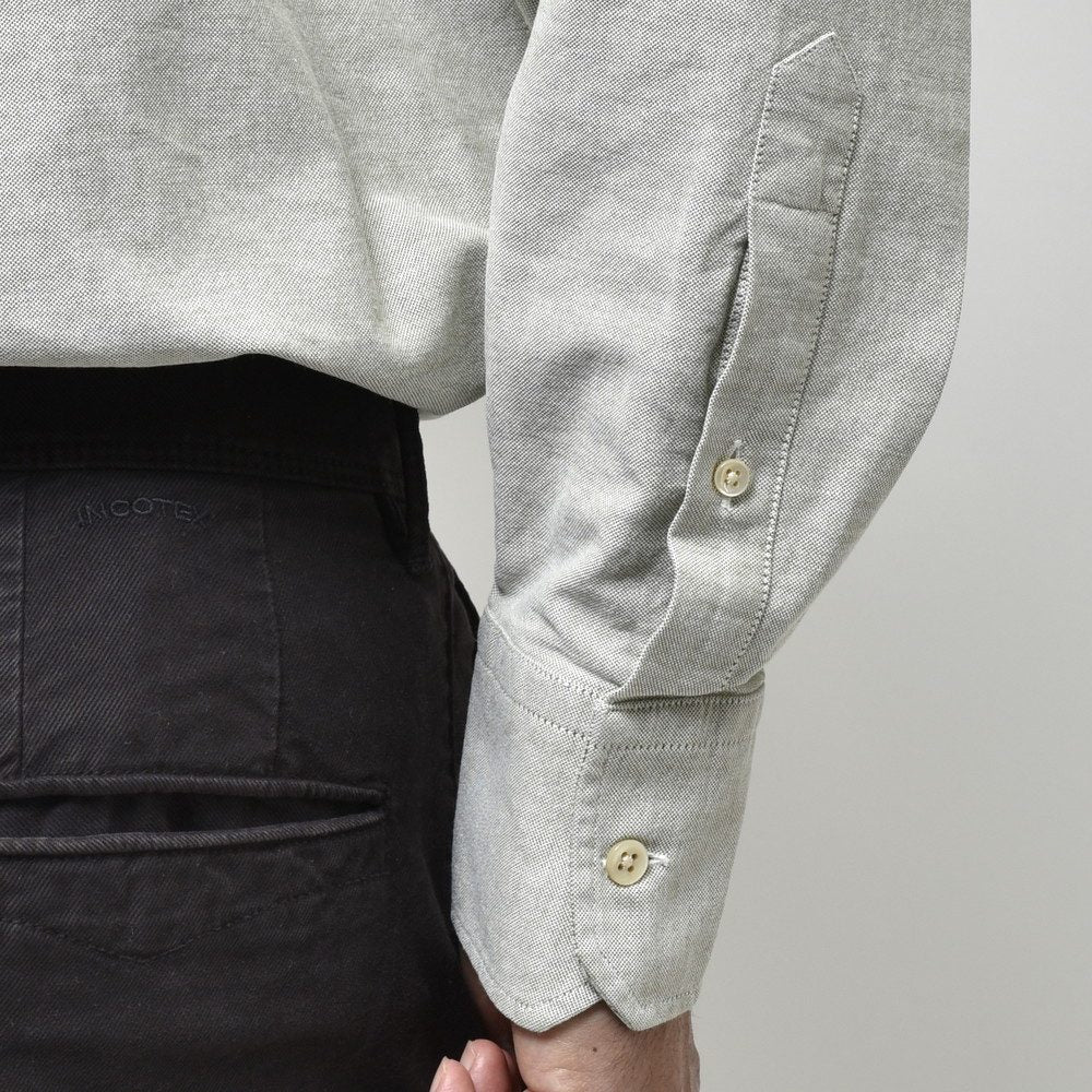 GLANSHIRT(グランシャツ) コットンオックスフォードボタンダウンカラーシャツ 81405