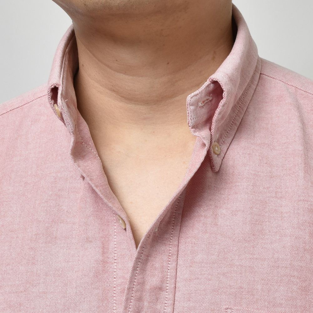 GLANSHIRT(グランシャツ) コットンオックスフォードボタンダウンカラーシャツ 81405
