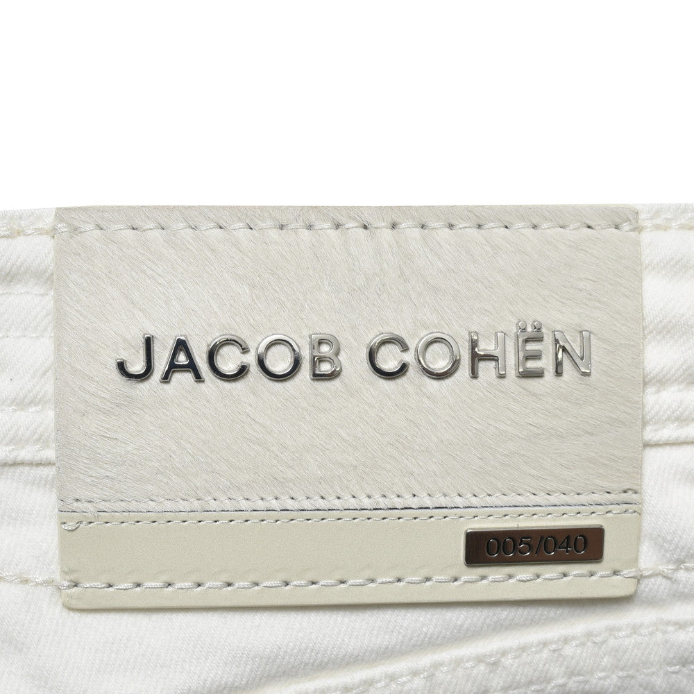 JACOB COHEN(ヤコブコーエン) BARDバード LIMITED EDITION ウォッシュドコットンストレッチ テーパードフィットホワイトデニム 226-82442