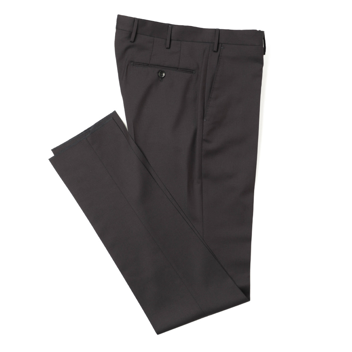 インコテックス / SUPER 100's SLIM FIT / ウール ツイル スラックスパンツ / 1T0035 1236A / 825(ネイビー)