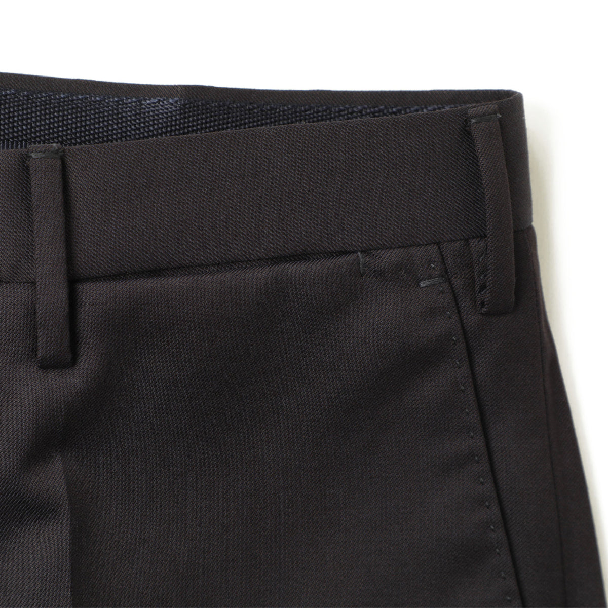 インコテックス / SUPER 100's SLIM FIT / ウール ツイル スラックスパンツ / 1T0035 1236A / 825(ネイビー)