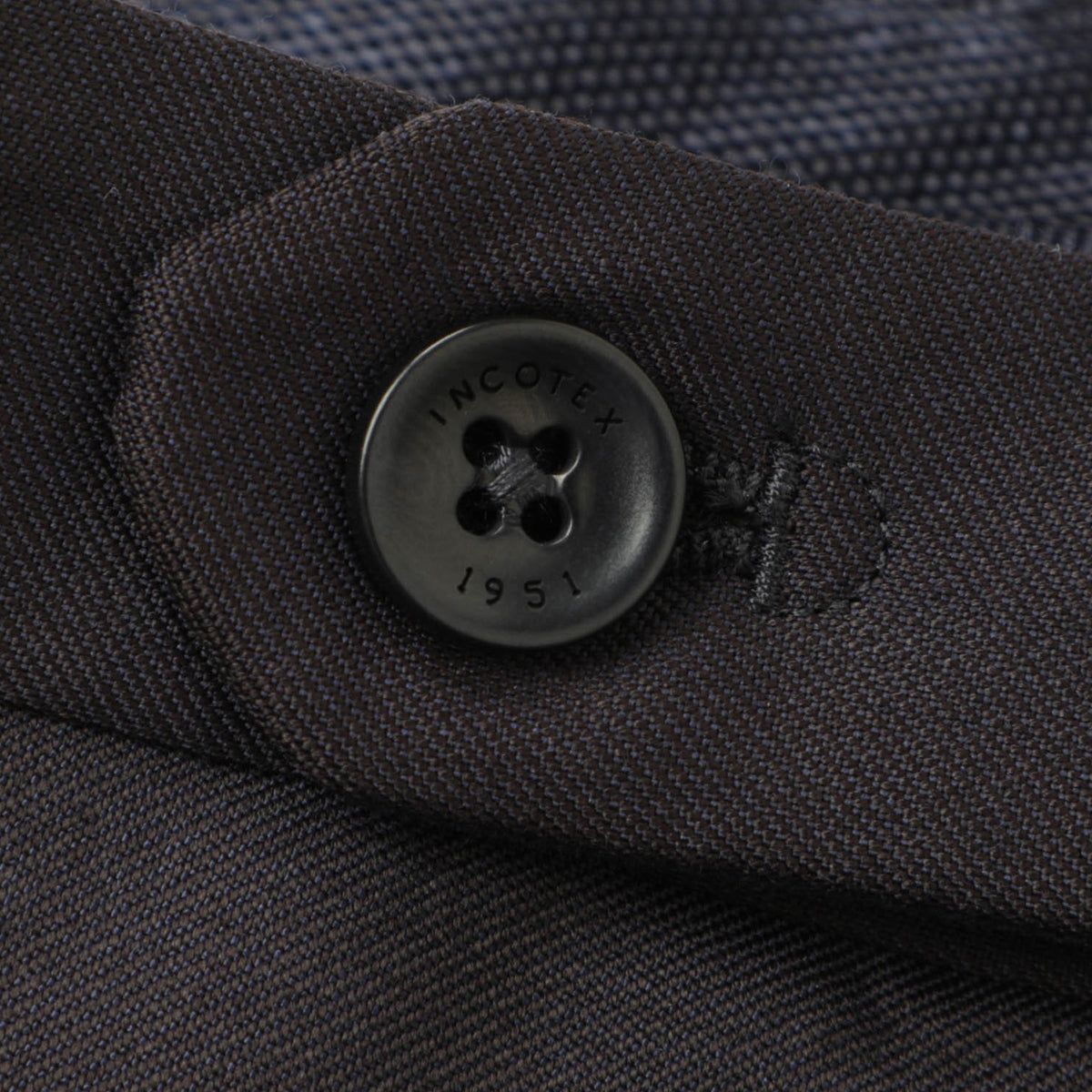 インコテックス / SUPER 100's SLIM FIT / ウール ツイル スラックスパンツ / 1T0035 1236A / 825(ネイビー)