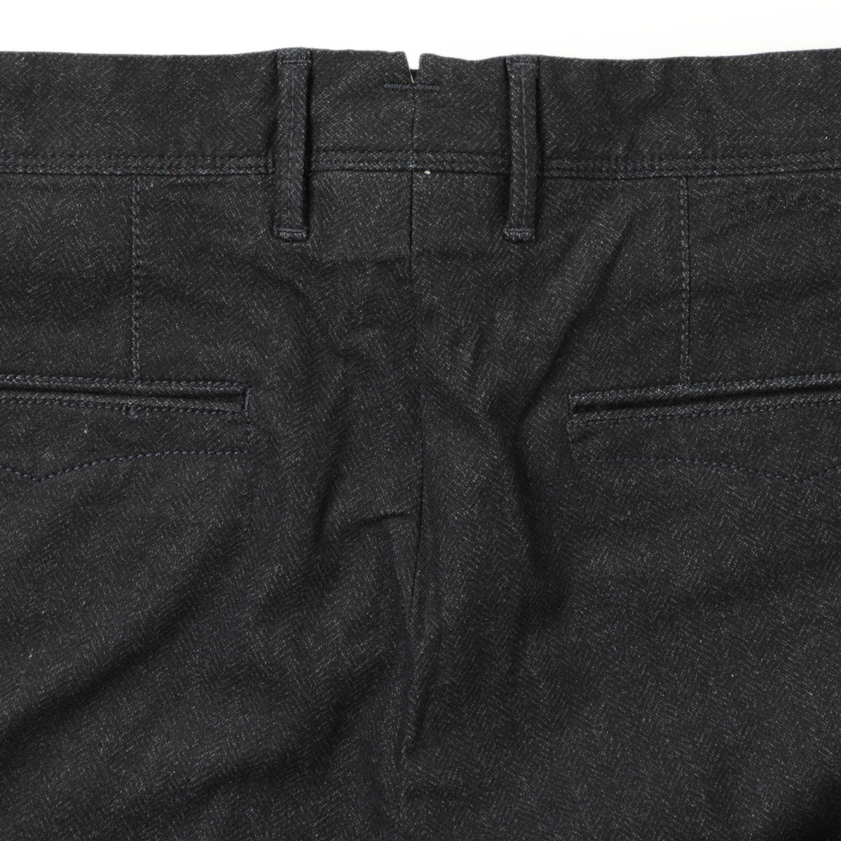 インコテックス / SLIM FIT / ヘリンボーン スラックス コットン パンツ / 17S100 / 825(ネイビー)