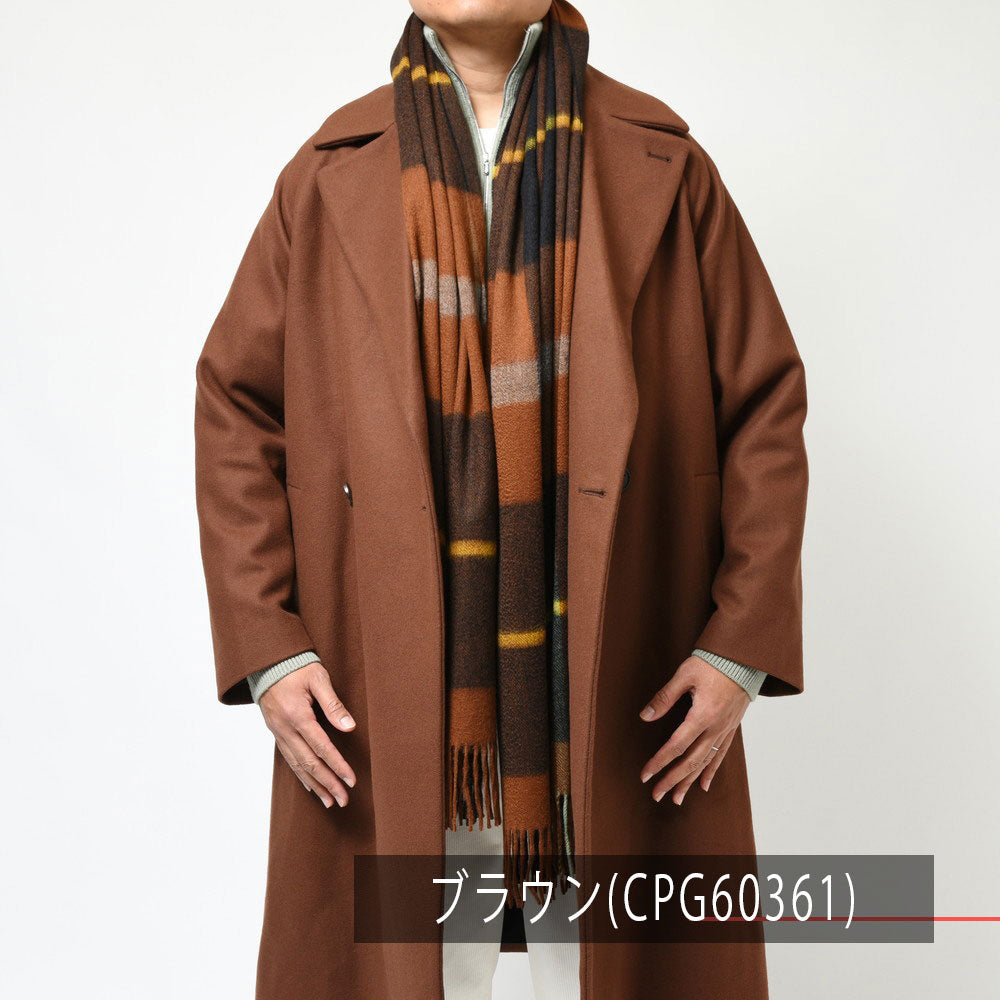 Joshua Ellis(ジョシュア エリス) カシミアタータンチェック大判ストール TARTAN CHECK