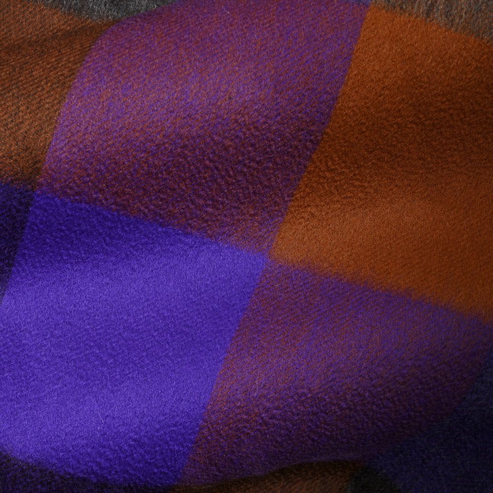 Joshua Ellis(ジョシュア エリス) カシミアオーバーチェック大判ストール 3COLOUR BLOCK CHECK PANE