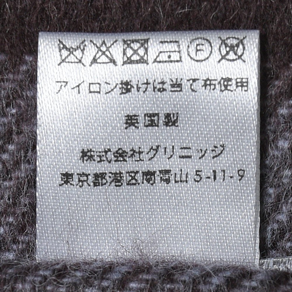 Joshua Ellis(ジョシュア エリス) カシミアオーバーチェック大判ストール 3COLOUR BLOCK CHECK PANE