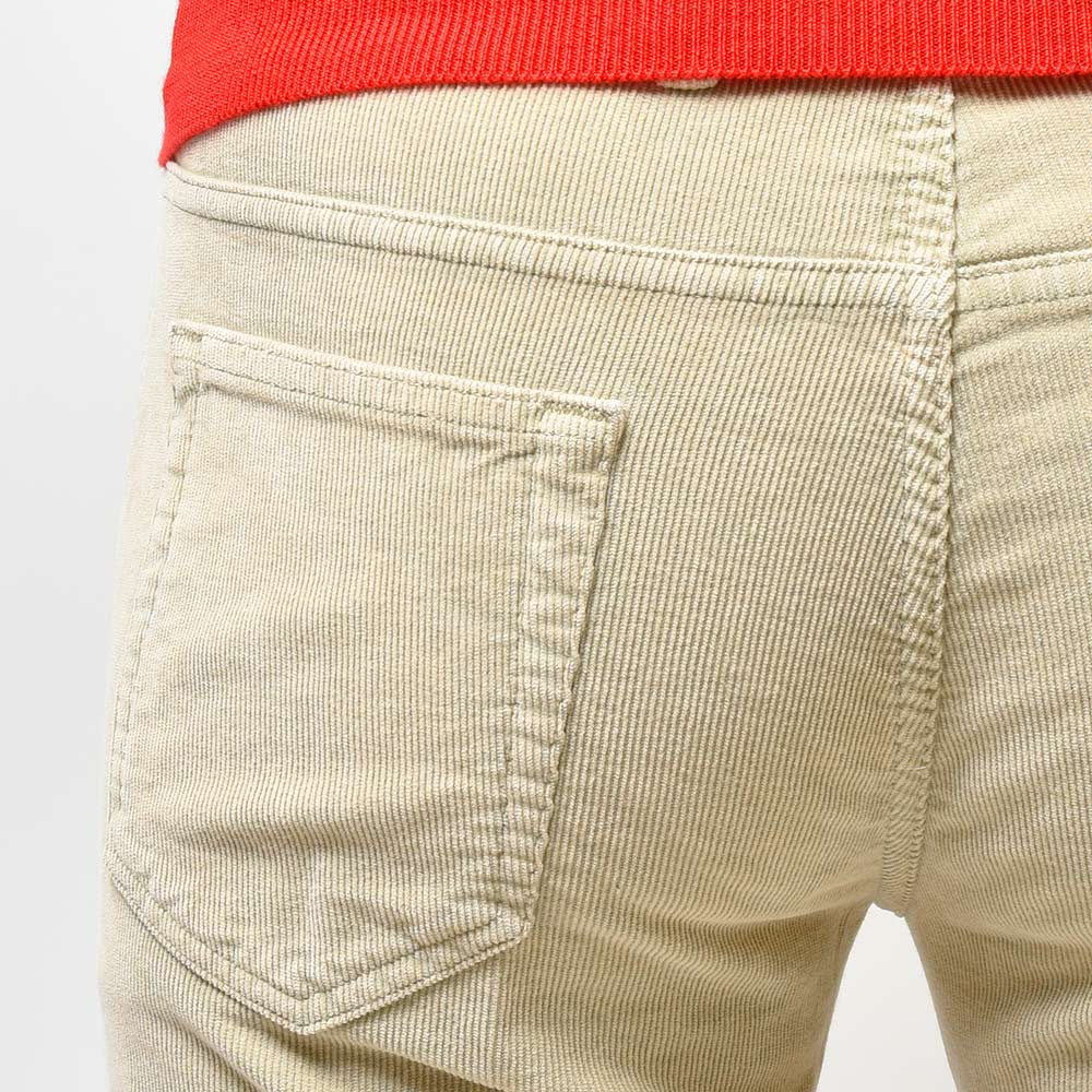 PT TORINO DENIM ピーティートリノデニム コットン ストレッチ コーデュロイ ガーメントダイ パンツ INDIE/TAPERED FIT
