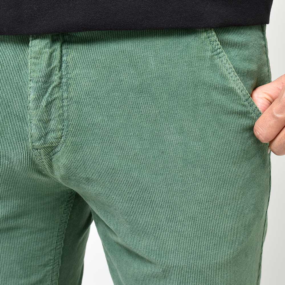 PT TORINO DENIM ピーティートリノデニム コットン ストレッチ コーデュロイ ガーメントダイ パンツ INDIE/TAPERED FIT