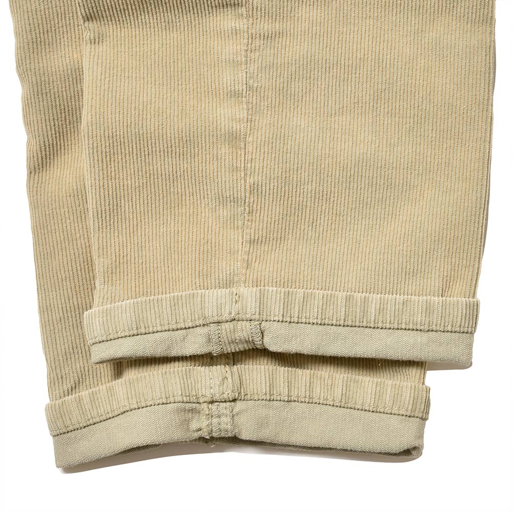 PT TORINO DENIM ピーティートリノデニム コットン ストレッチ コーデュロイ ガーメントダイ パンツ INDIE/TAPERED FIT