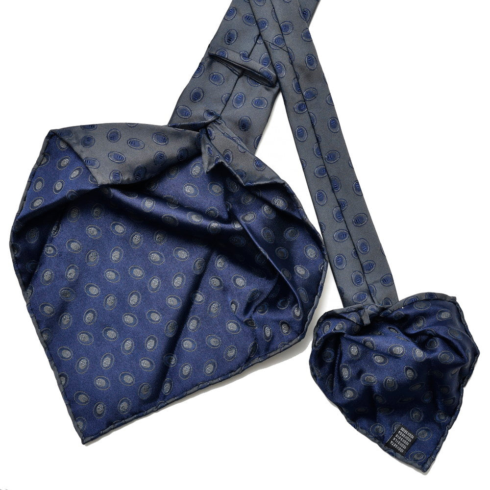 TIE YOUR TIE(タイ ユア タイ) シルクレップオーバルジャガードセッテピエゲタイ T930890