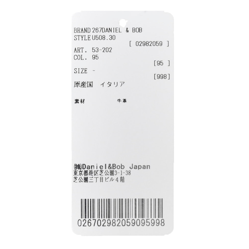 Daniel&Bob(ダニエルアンドボブ) MINI CULODORO SH-30ミニクロドーロショルダー30 シュリンクレザーミニショルダーバッグ U508.30