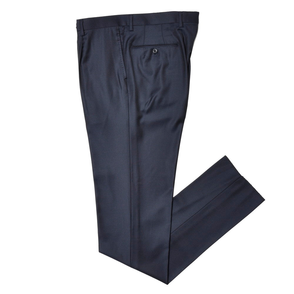 guji(グジ) SUPER150'sウールソリッド1プリーツテーパードパンツ (MADE BY RING JACKET / LoroPianaファブリック使用)【オールシーズン】