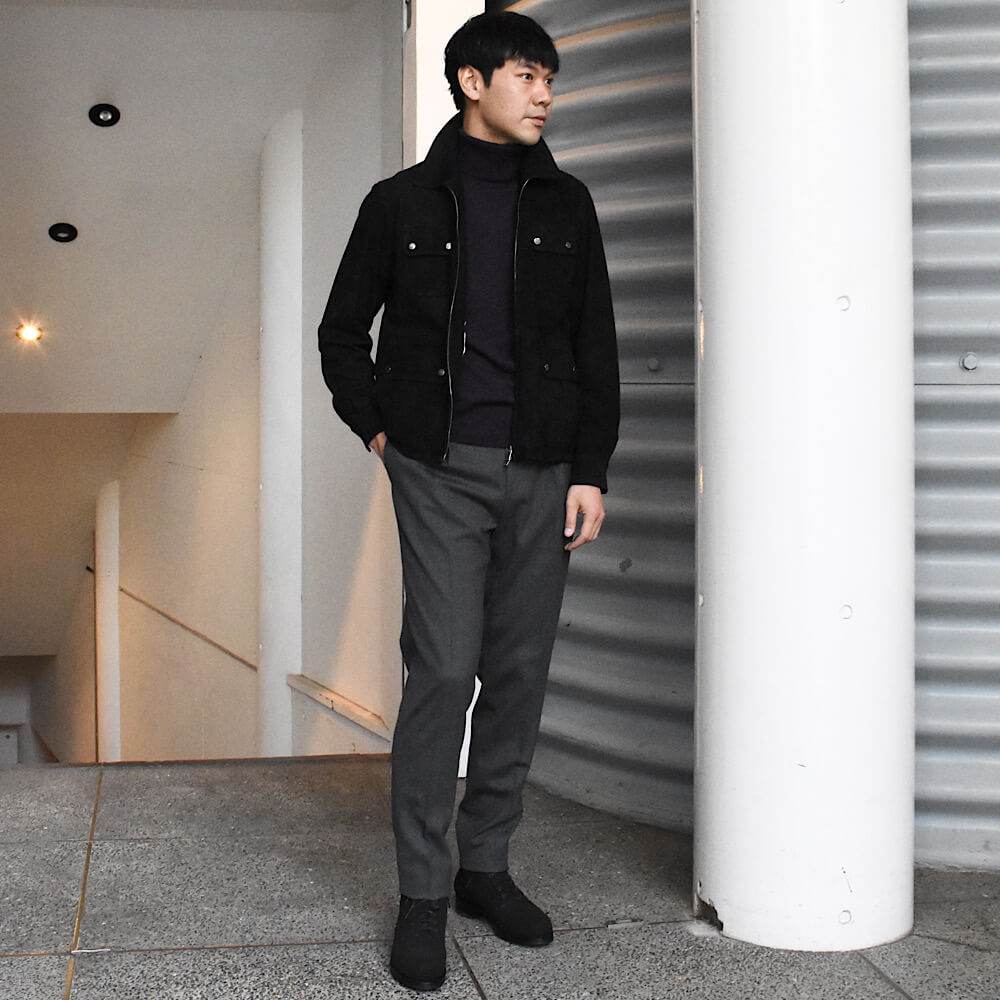 インコテックス / 【限定販売モデル】1プリーツ テクノフランネル パンツ/TAPERED FIT/1TS067-4536A