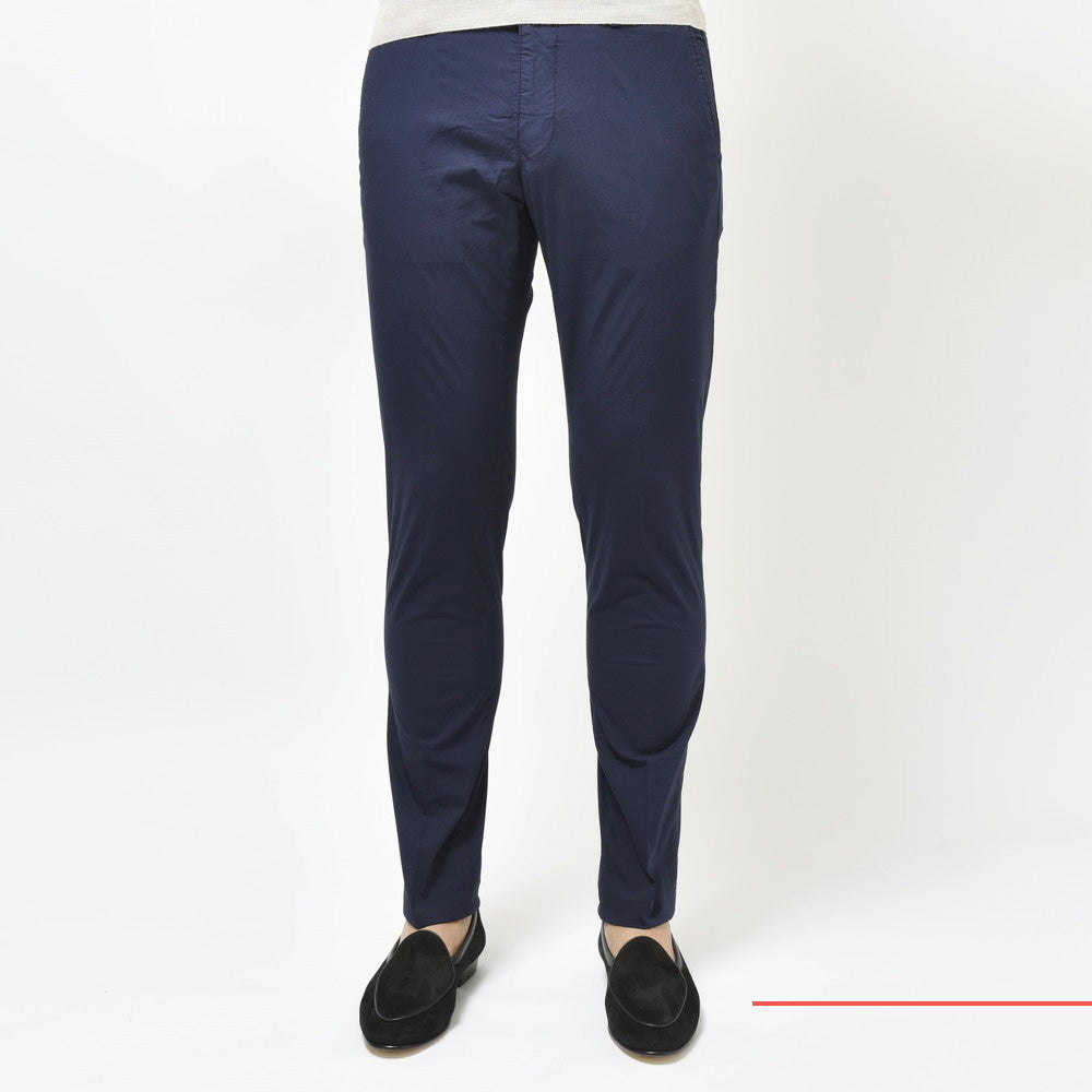 INCOTEX SLACKS(インコテックス スラックス) SLIM FIT ガーメントダイコットンストレッチポプリンテーパードパンツ 17S100-90890/11562