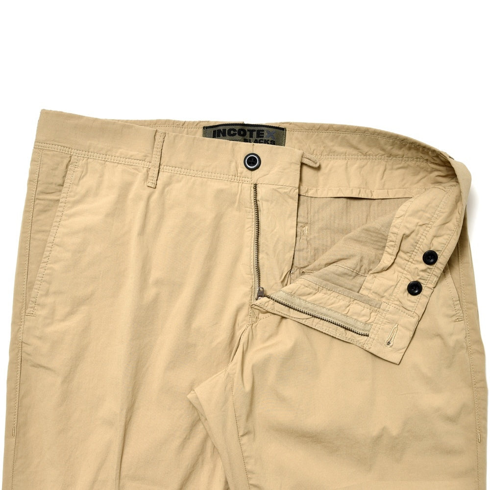 INCOTEX SLACKS(インコテックス スラックス) SLIM FIT ガーメントダイコットンストレッチポプリンテーパードパンツ 17S100-90890/11562