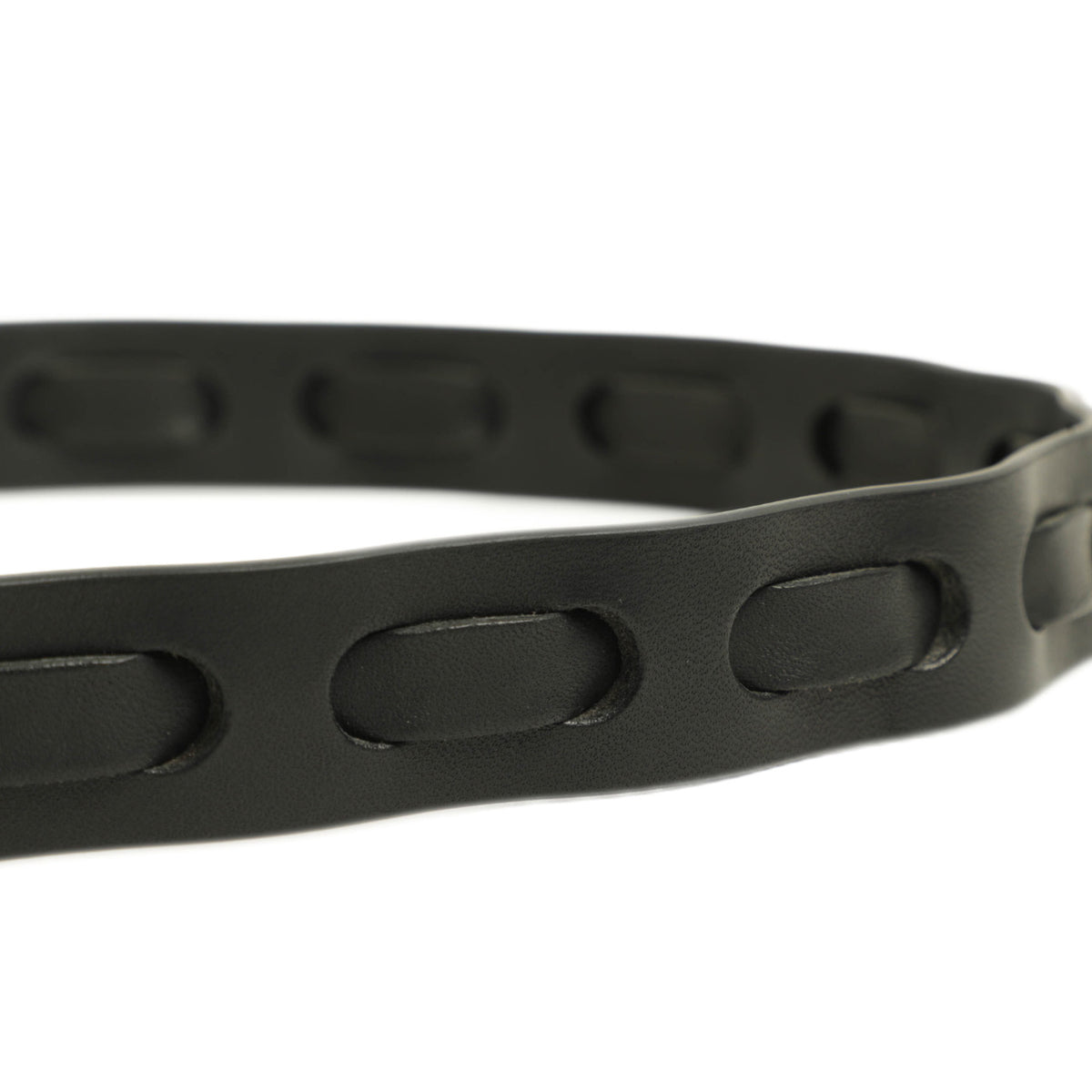 il micio(イルミーチョ) / 25mm レザーベルト ゴールドバックル/17 BELT VENTICINQUEBUCKLE AA5G/80/NERO