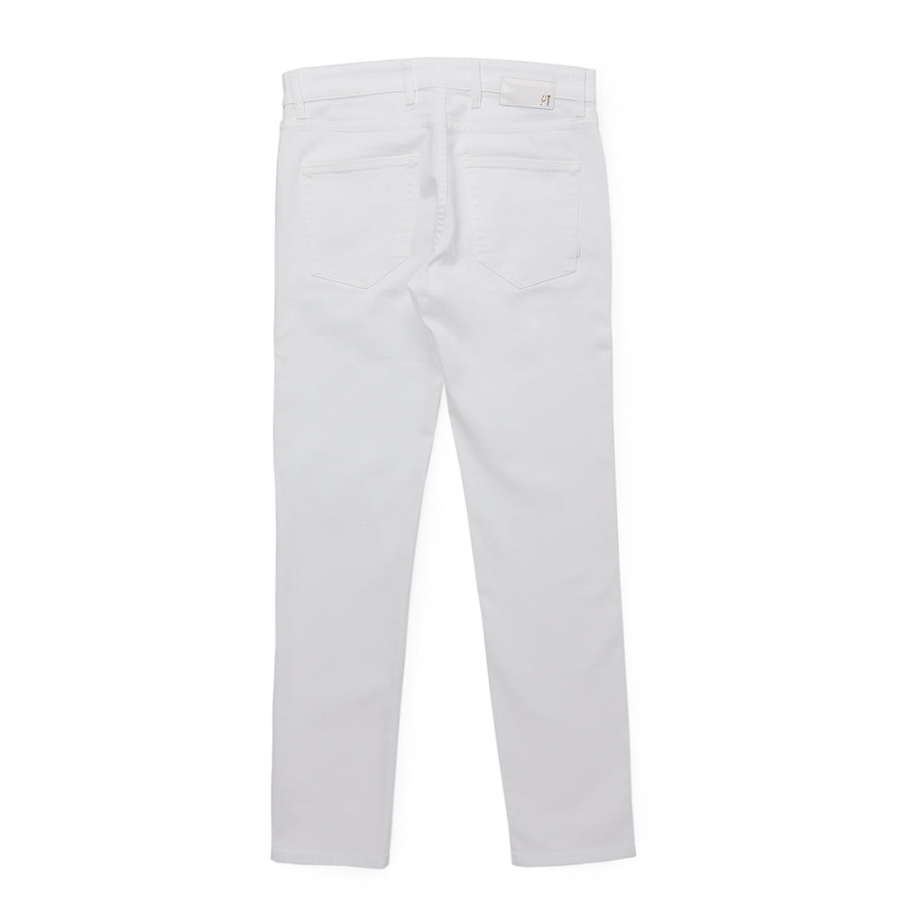 ピーティートリノデニム / BR別注 ゴールドパーツ&ホワイトパッチ ストレッチ ホワイトデニム パンツ(ROCK)/SKINNY FIT/OA14 CH59