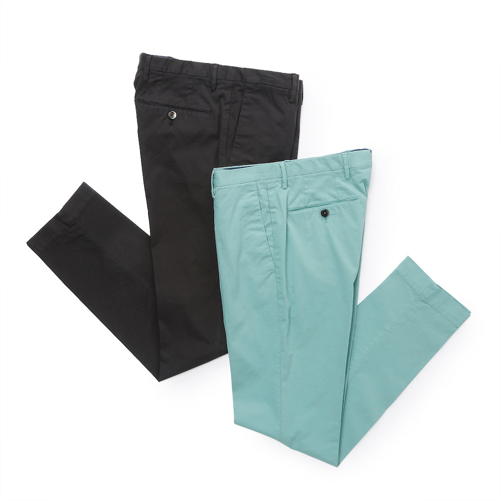 ピーティートリノ / ストレッチ コットンギャバ ノープリーツ パンツ/SKINNY FIT/NU35