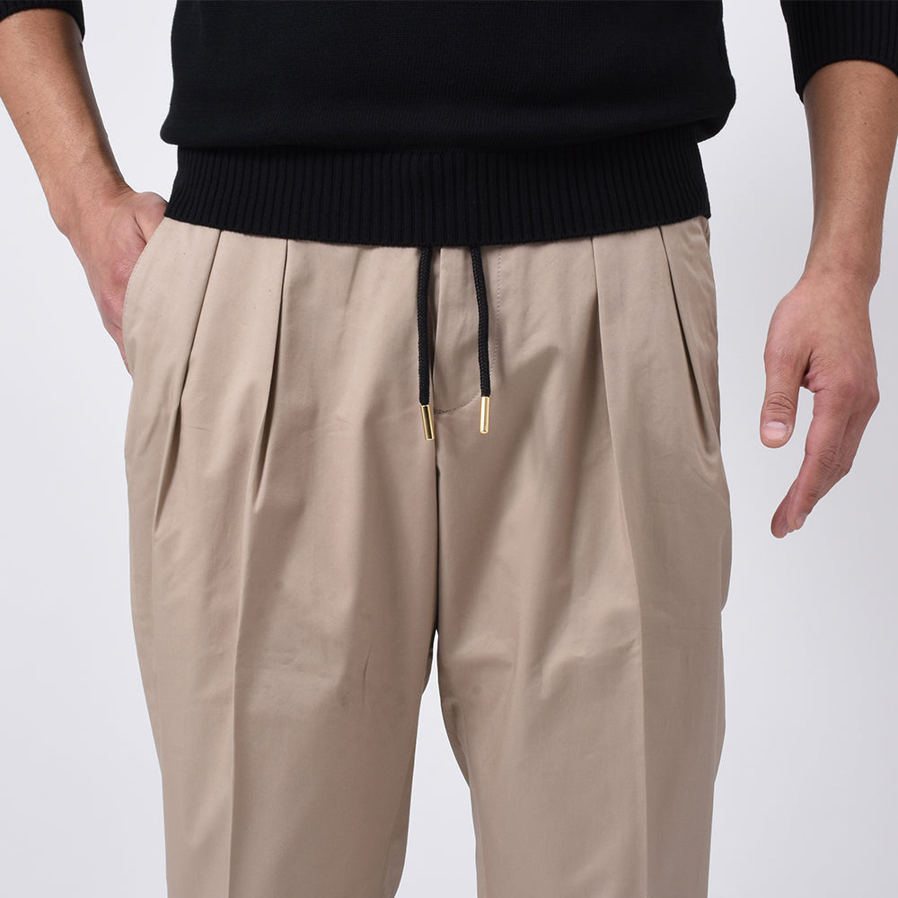 ベルウィッチ / BR別注 ストレッチ コットン 2プリーツ パンツ/SCOTCH RELAX_GOLD/CK1790X