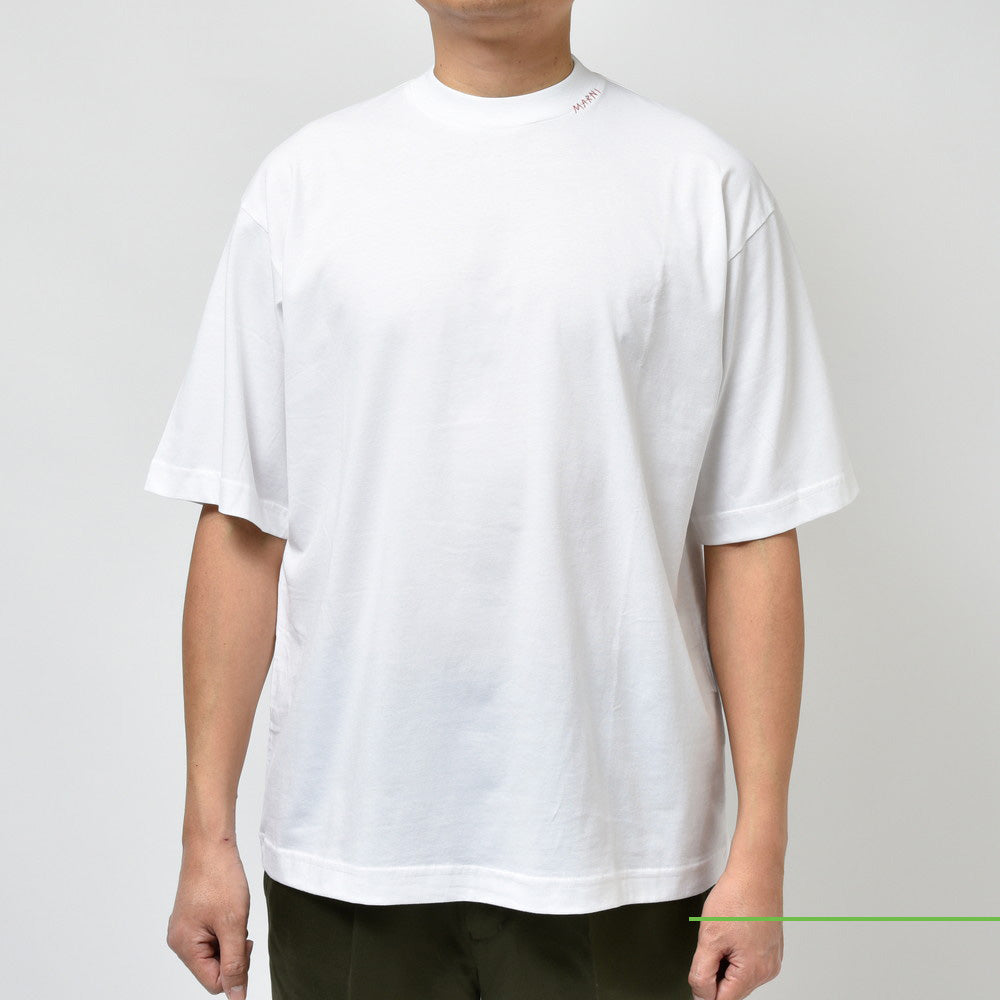 MARNI(マルニ) オーガニックコットンクルーネックロゴS/Sカットソー(3枚セット) HUMU0223X3 UTCZ68