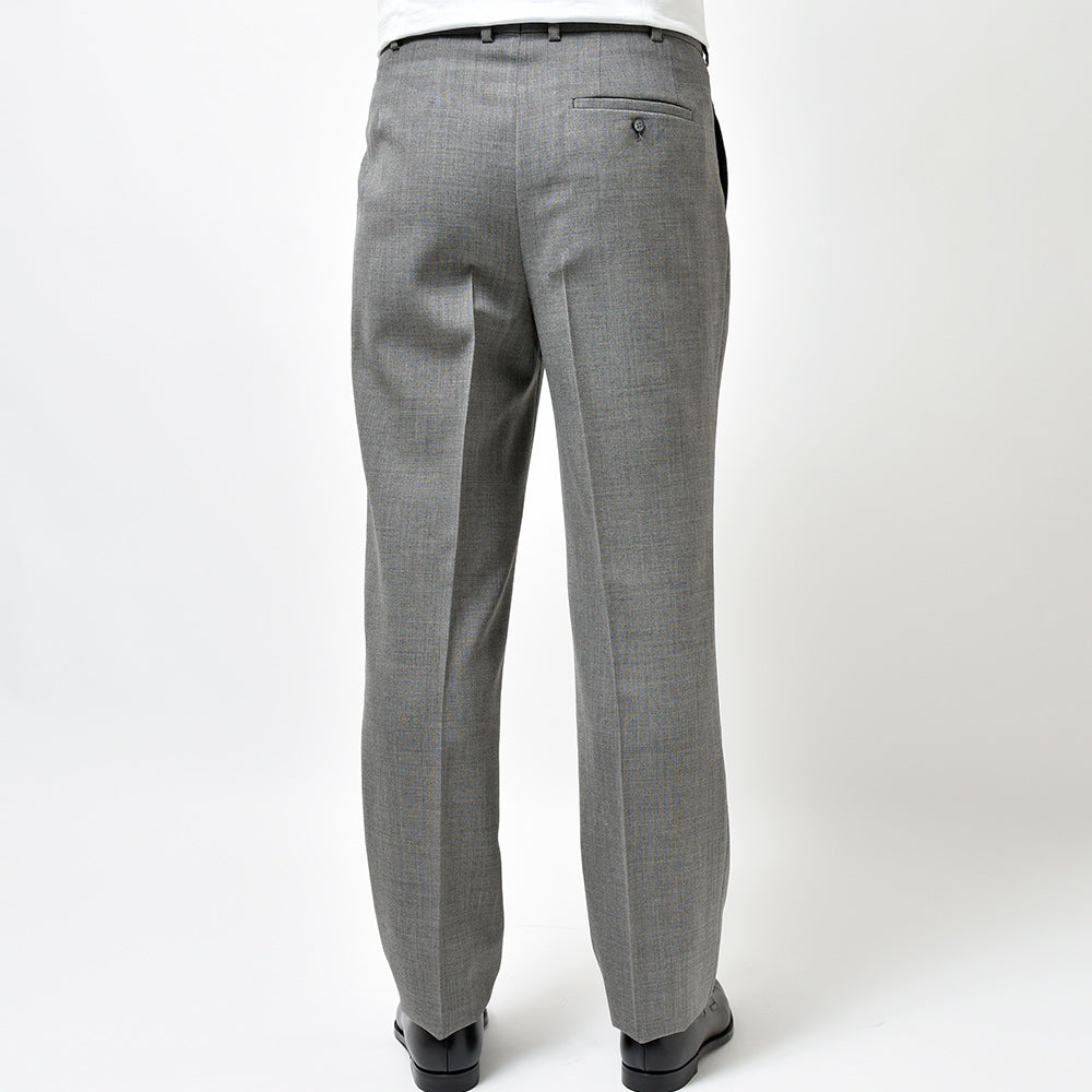 Fumiya Hirano THE TROUSERS フミヤヒラノトラウザーズ WILLIAM HALSTED ウール トロピカル サイアジャ 2インプリーツドレスパンツ BURLINGTON