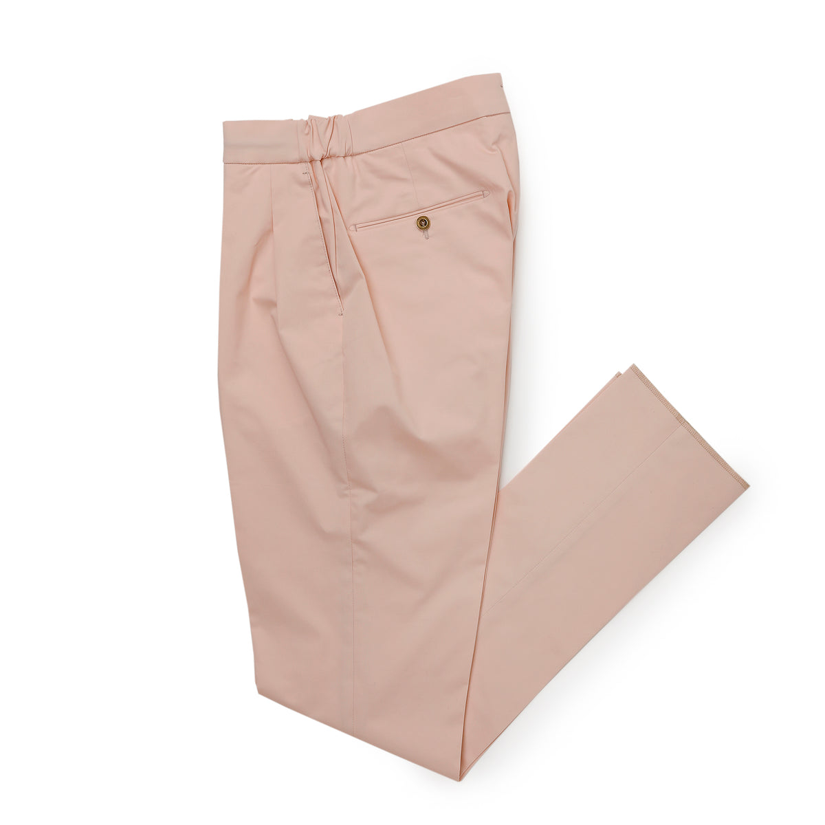 ベルウィッチ / BR別注 ストレッチ コットン 2プリーツ パンツ/SCOTCH RELAX_GOLD/CK1790X