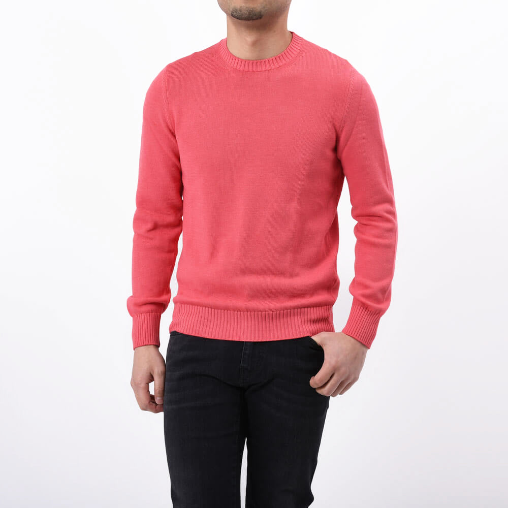 フェデリ / 8ゲージ クルーネック コットンニット(SUPIMA COTTON)/ARG 8 ML