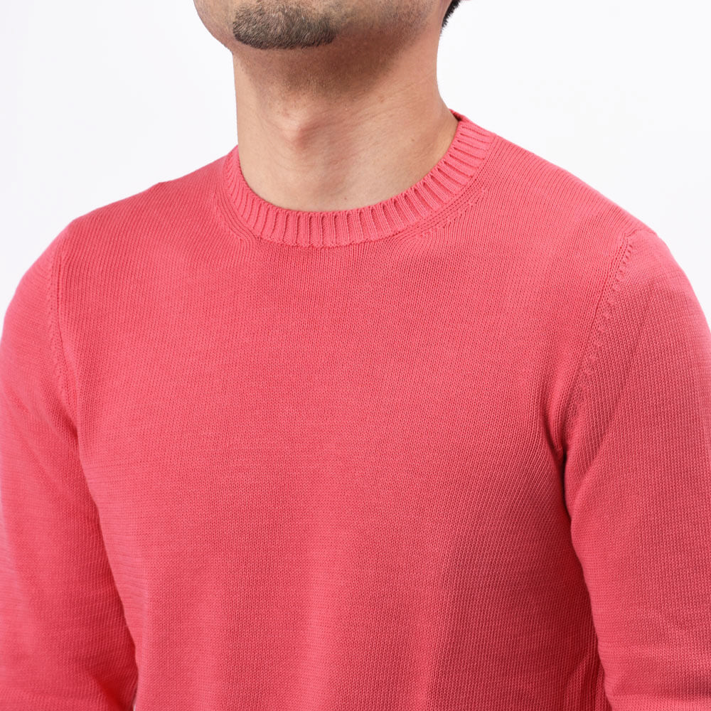 フェデリ / 8ゲージ クルーネック コットンニット(SUPIMA COTTON)/ARG 8 ML