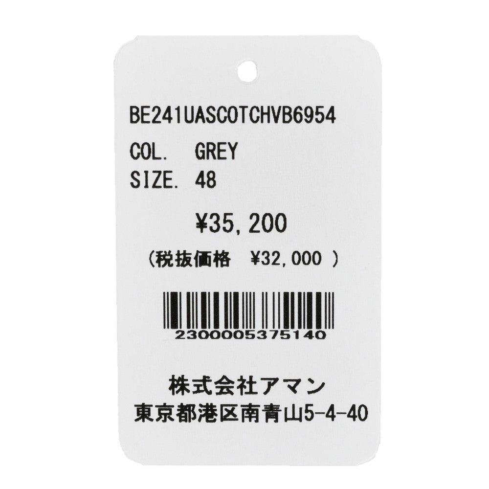 BERWICH(ベルウィッチ) SCOTCHスコッチ ナチュラルストレッチウールメランジトロピカル2インプリーツテーパードクロップドパンツ VB6954