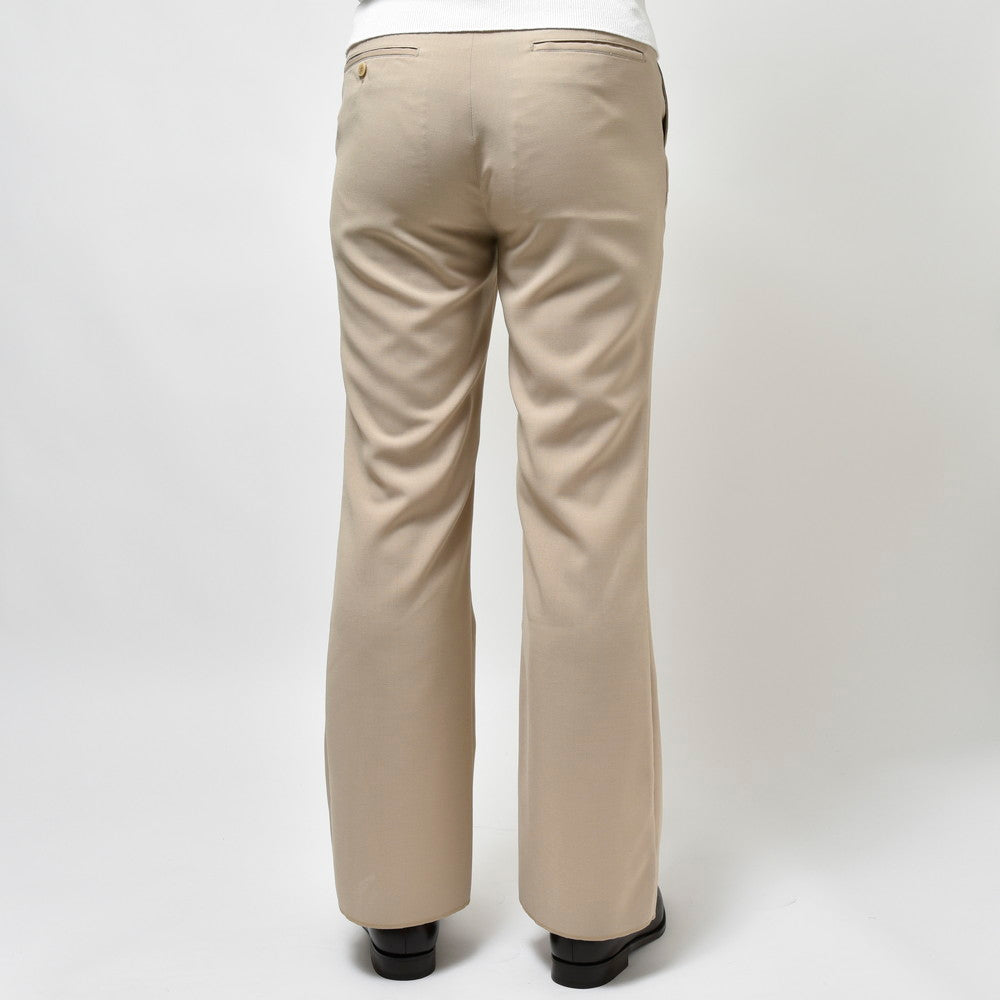 mando(マンド) ポリエステルウールモヘヤ1Pフレアパンツ 24198-003