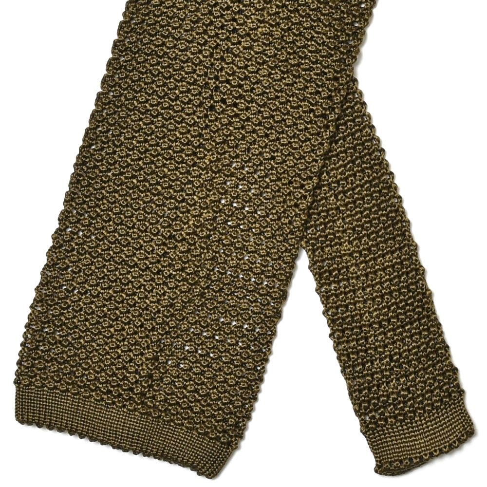 Atto Vannucci(アット ヴァンヌッチ) シルクジャガードソリッドニットタイ Tricot