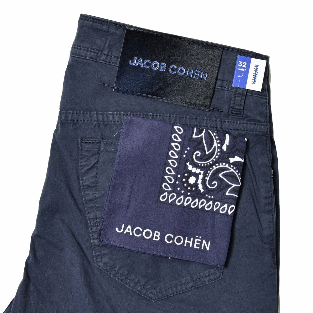 JACOB COHEN(ヤコブコーエン) BARD FASTバードファスト ガーメントダイストレッチコットンツイルテーパードパンツ 12265/S2544