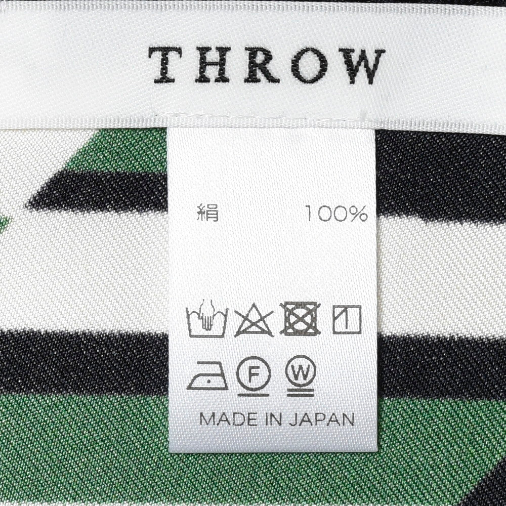 THROW(スロー) RIVER シルクジオメトリックタイスカーフ TH241-S08P