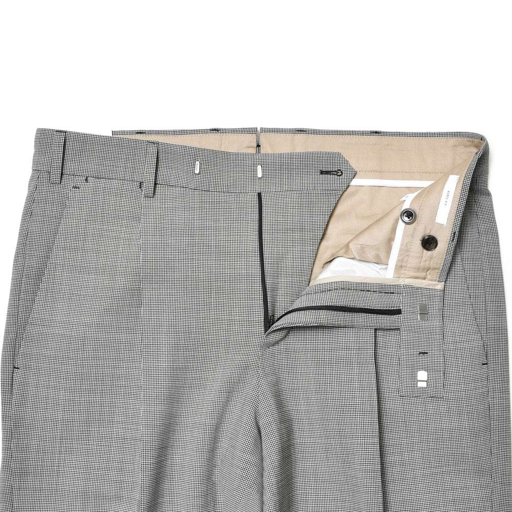 PT TORINO ピーティー トリノ Edge ヴァージンウール ストレッチ ハウンドトゥース 1プリーツ パンツ REBEL FIT/TO58