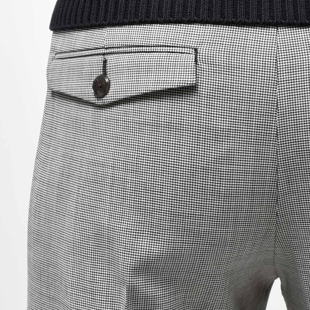 PT TORINO ピーティー トリノ Edge ヴァージンウール ストレッチ ハウンドトゥース 1プリーツ パンツ REBEL FIT/TO58